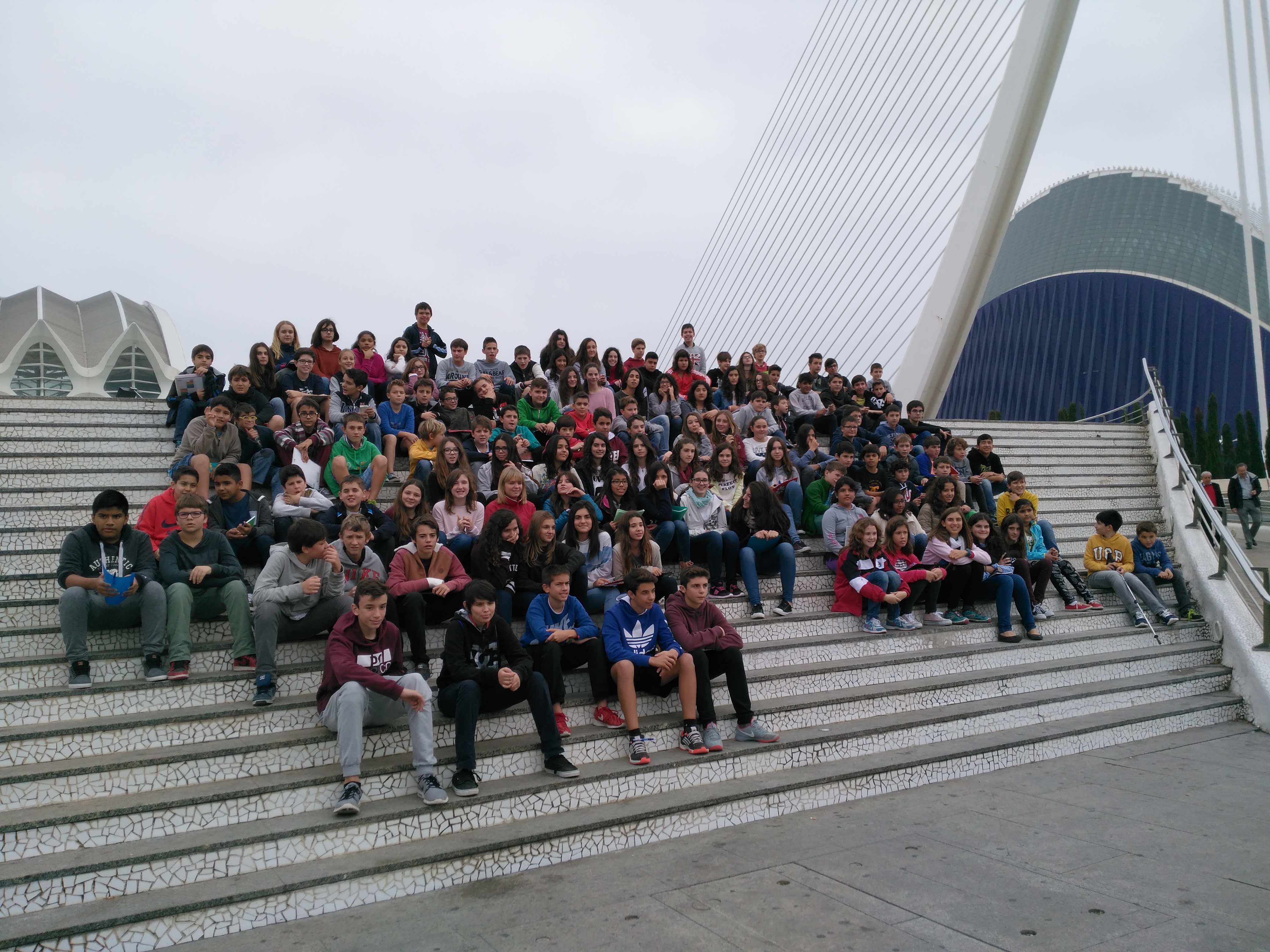 Els alumnes de 1r cicle   visiten València